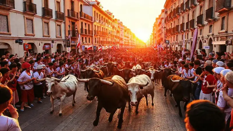 Pamplona celebra un festival taurino vibrante