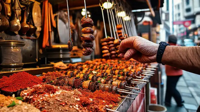 Están las especias vibrantes en Estambul