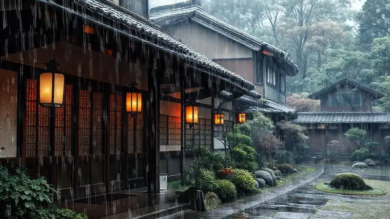 Ryokan japonés: belleza tranquila y serena