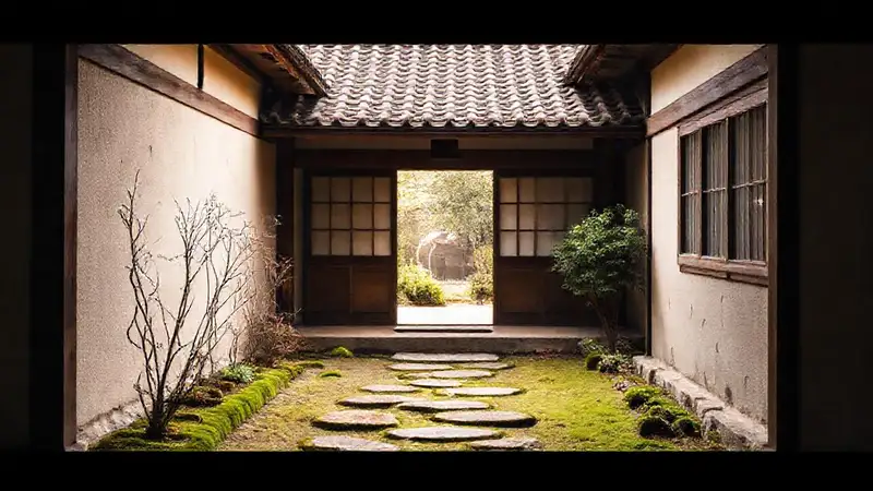 Un hogar japonés tranquilo y acogedor