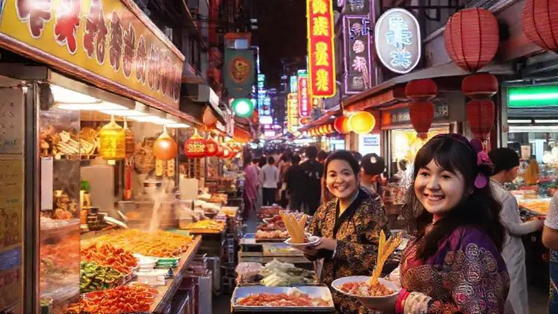 Corea vibrante: comida