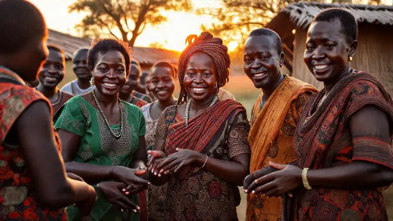 Voluntarios ayudan en África con alegría