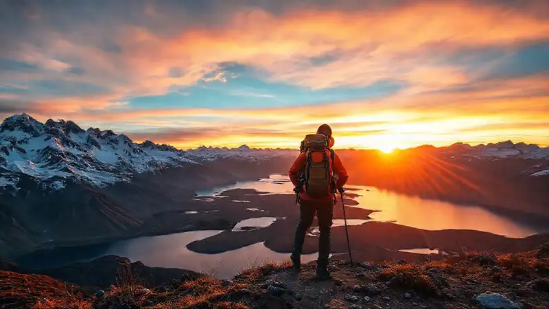 El excursionista patagónico vivió una aventura épica
