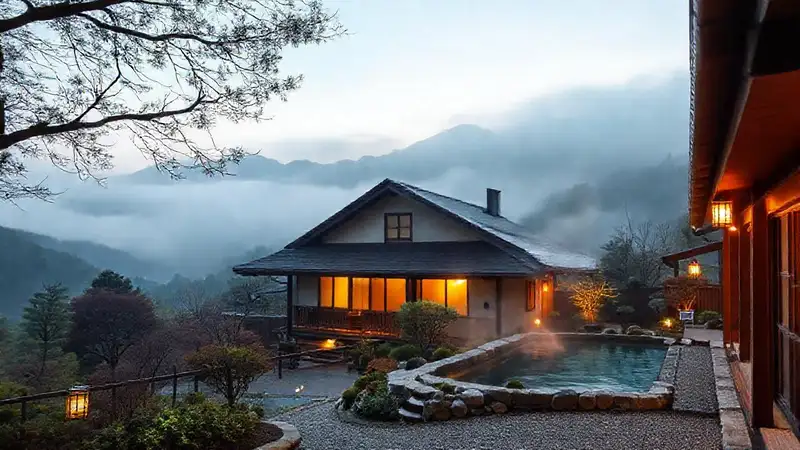 Ryokan japonés ofrece tranquilidad y calidez