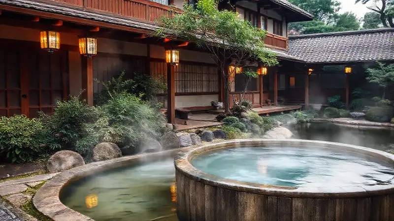 Un ryokan japonés sereno y acogedor
