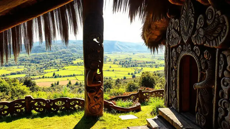 El arte maorí evoca paisajes culturales vibrantes