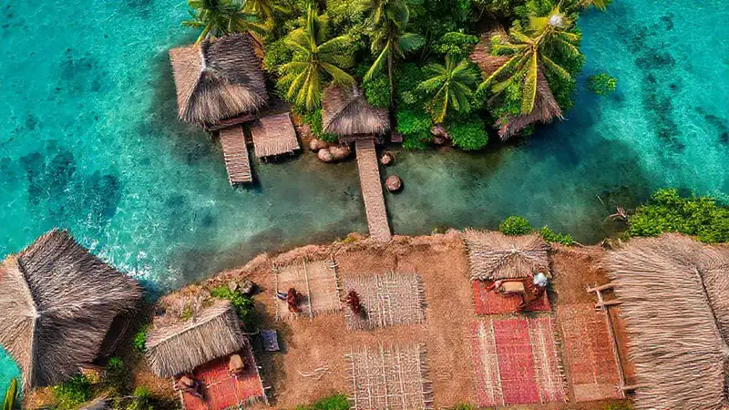 Isla tropical: cultura, belleza y tranquilidad