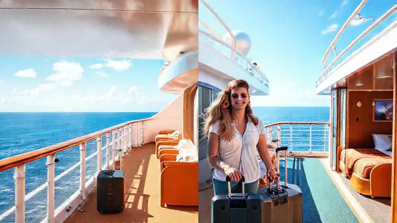 Un crucero ofrece un viaje feliz