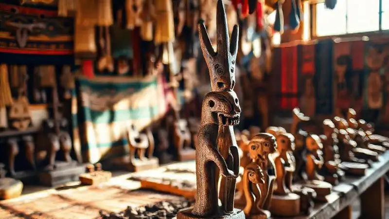 Artesanía indígena revela cultura y color