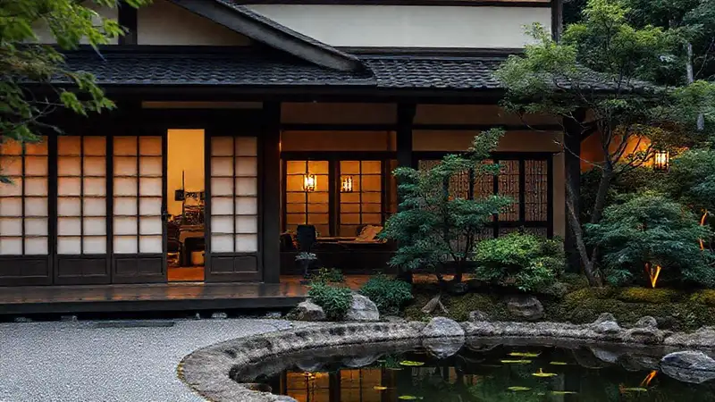 El ryokan japonés ofrece calma y belleza