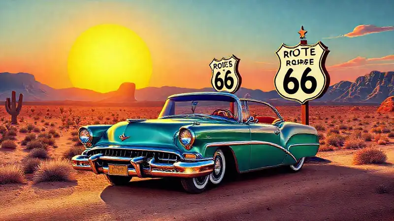 La Ruta 66 evoca nostalgia americana