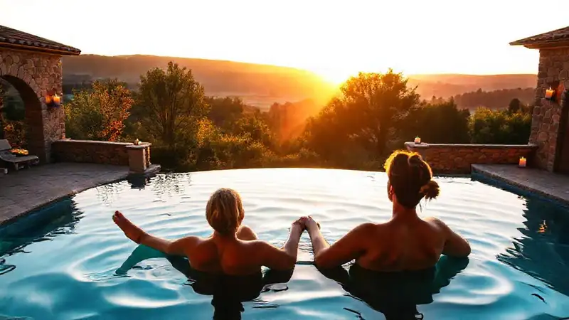 Un spa europeo ofrece romance y relajación