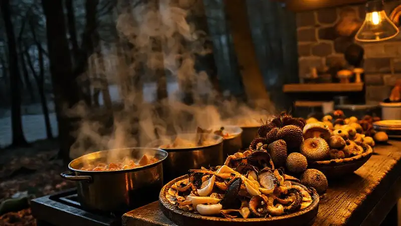 Un ambiente acogedor en el bosque