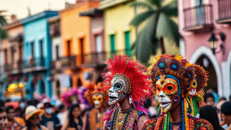 Un deslumbrante desfile latinoamericano celebra la alegría