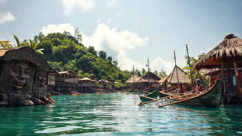 Isla exuberante
