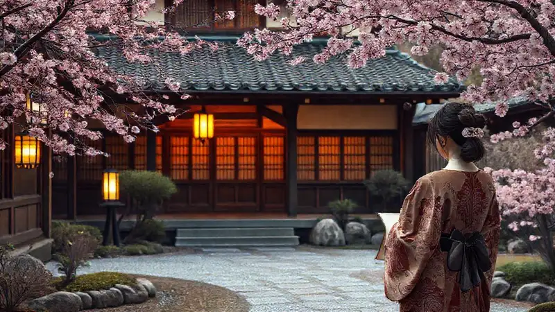 Ryokan japonés: belleza serena y cálida