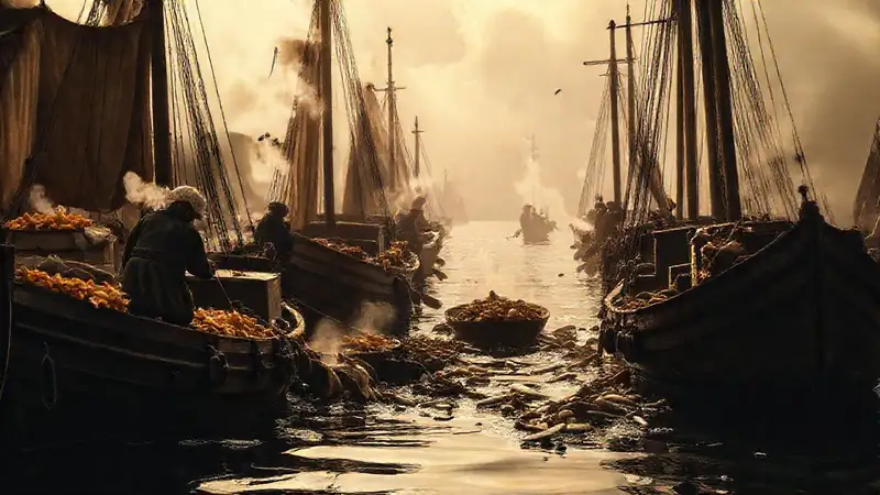 Marineros británicos pescaban en 1783