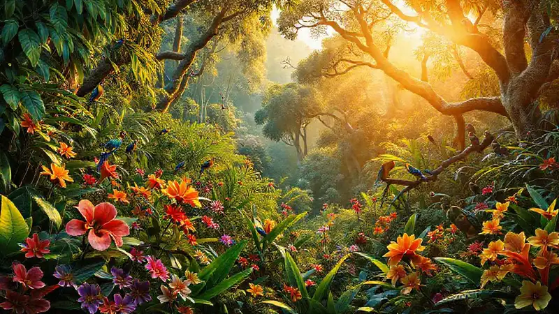 Selva exótica: descubrimiento y aventura