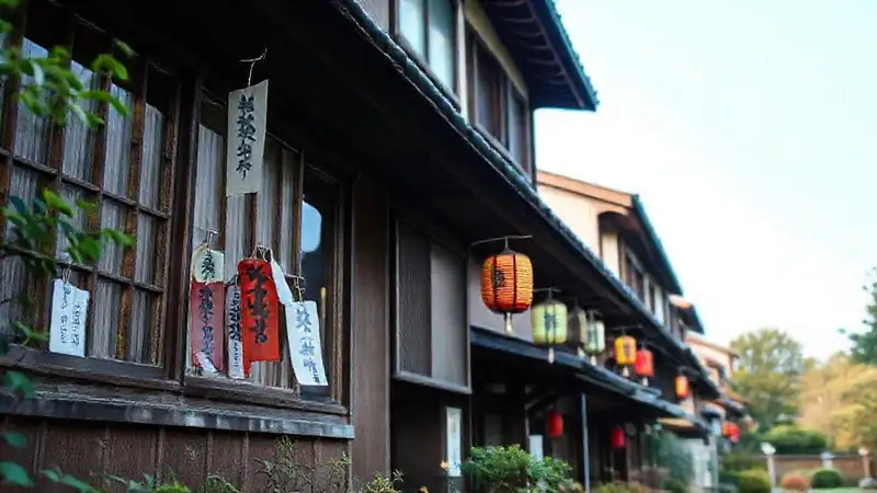 Ryokan japonés sereno
