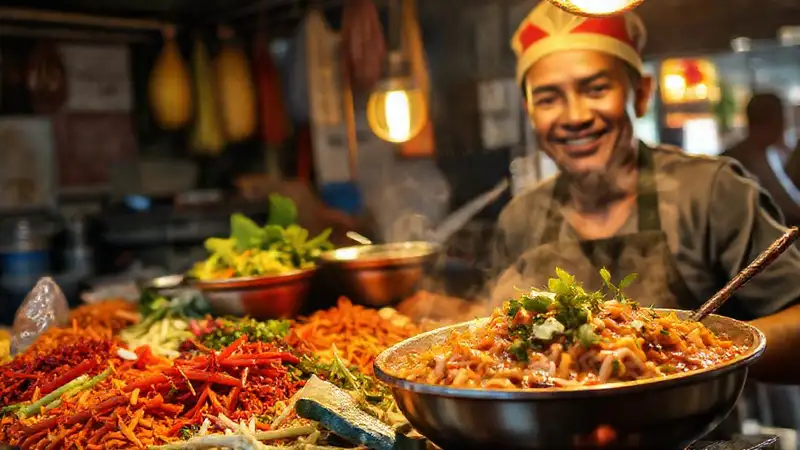 Bangkok ofrece comida callejera vibrante y apetecible