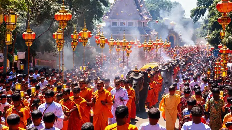 Vesak en Sri Lanka: color y celebración