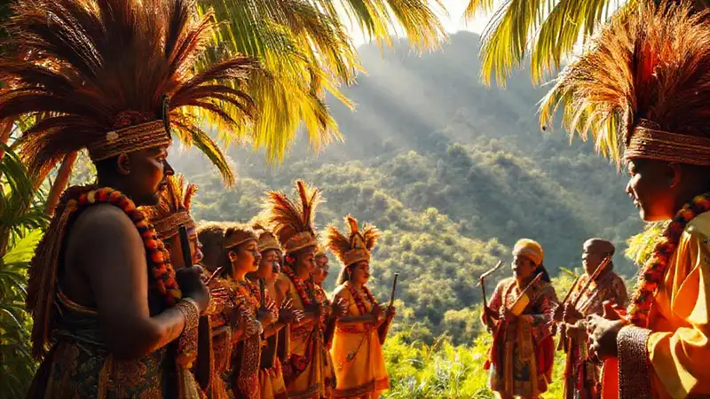 Canto samoano evoca un ritual sagrado