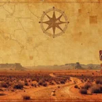 Mapa antiguo revela un paisaje surreal