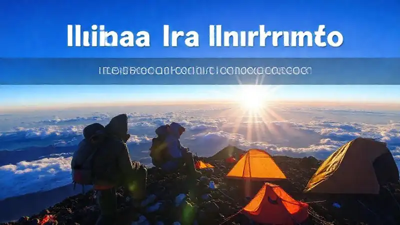 Ascenso al Kilimanjaro: aventura y triunfo