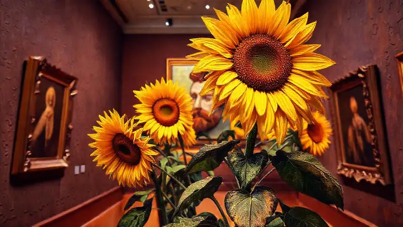 Los girasoles de Van Gogh iluminan el museo