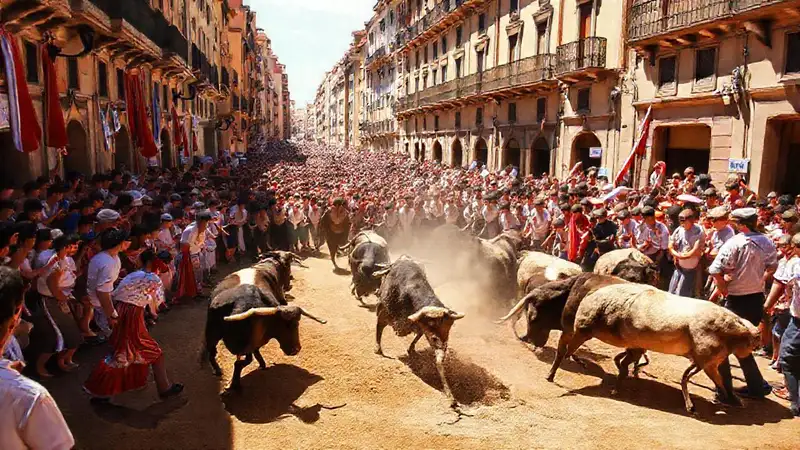 Pamplona celebra la corrida con fervor