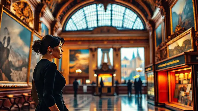 Un salón parisino impresionista y elegante